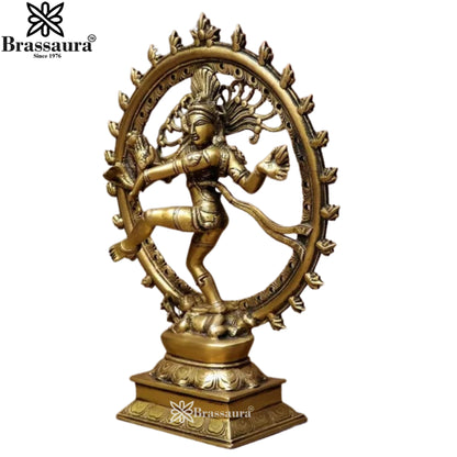 Brass Dancing Natraj Statue Weight 3.5 Kg And Height 10 Inch