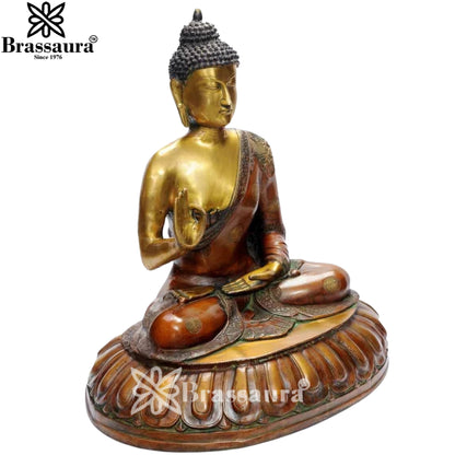 Brass Classic Buddha Weight 33 Kg & Height 28 Inch