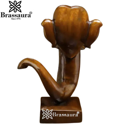 Brass Ganesha Statue Weight 12.17 Kg And Height 17 Inch