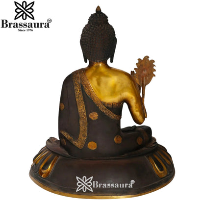 Brass Blessing Buddha Weight 28 kg & Height 28 Inch