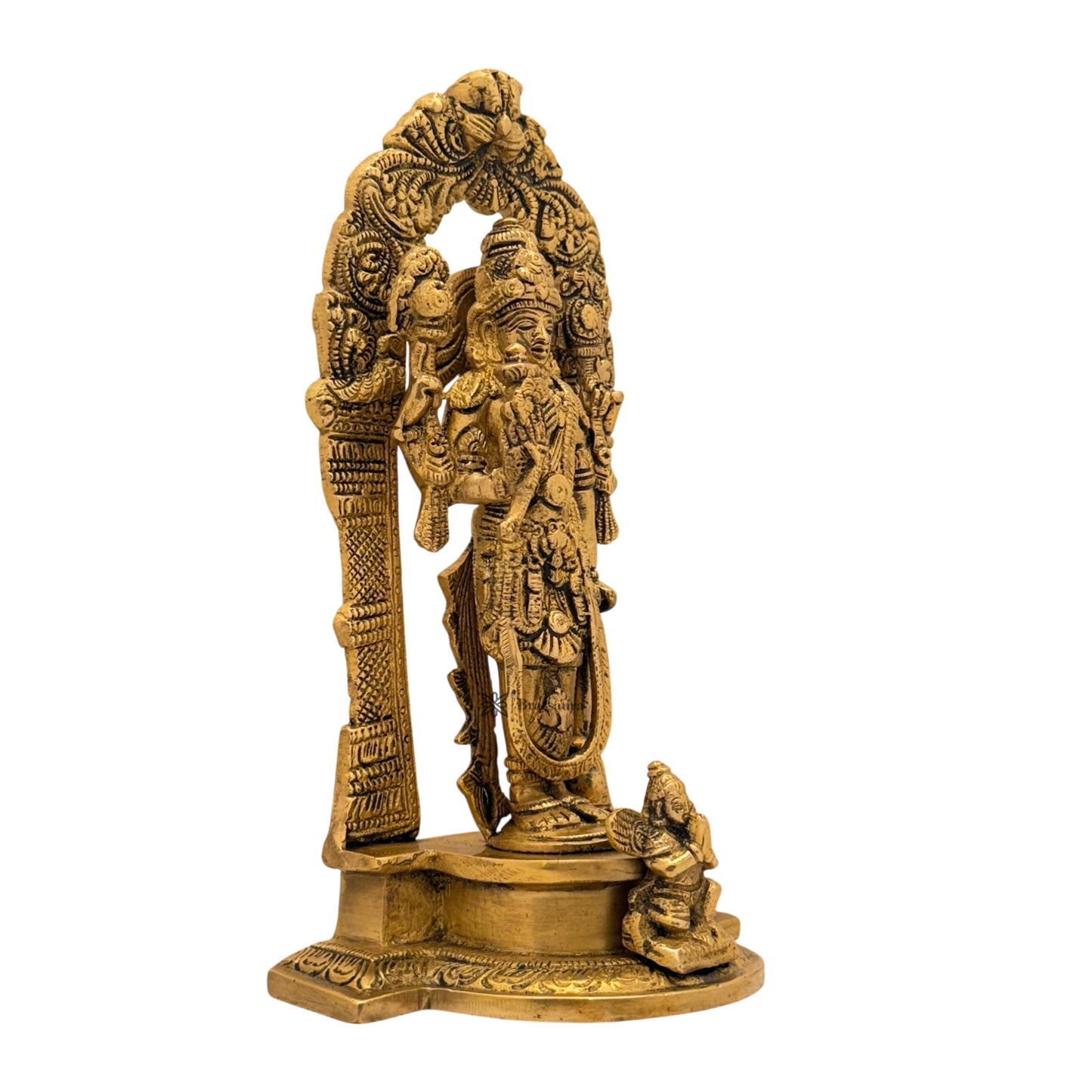 Brass Vishnu Bhagwan Murti for Home and Decor Height 25 cm Weight 1.8 Kg