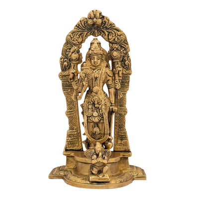 Brass Vishnu Bhagwan Murti for Home and Decor Height 25 cm Weight 1.8 Kg