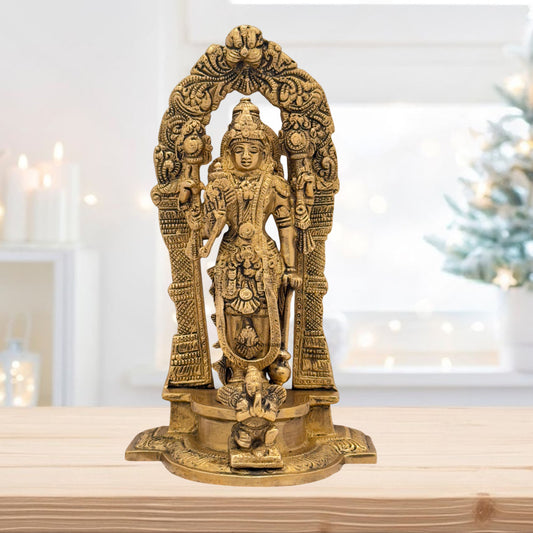 Brass Vishnu Bhagwan Murti for Home and Decor Height 25 cm Weight 1.8 Kg