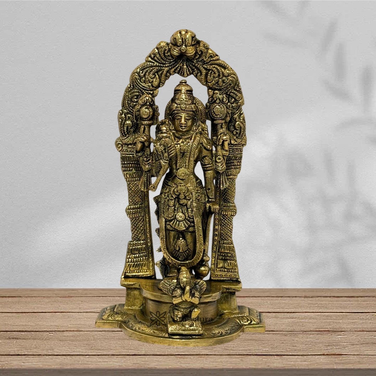 Brass Vishnu Bhagwan Murti for Home and Decor Height 25 cm Weight 1.8 Kg