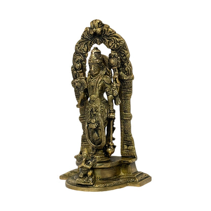 Brass Vishnu Bhagwan Murti for Home and Decor Height 25 cm Weight 1.8 Kg