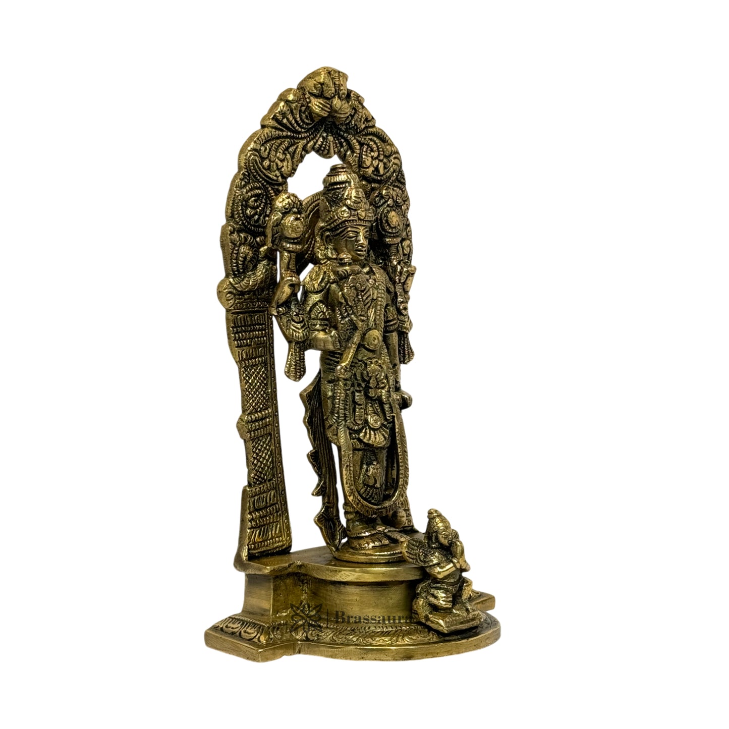 Brass Vishnu Bhagwan Murti for Home and Decor Height 25 cm Weight 1.8 Kg