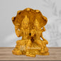 Brass Vishnu laxmi Idol for Home and Decor Weight 1 Kg Height 11 cm