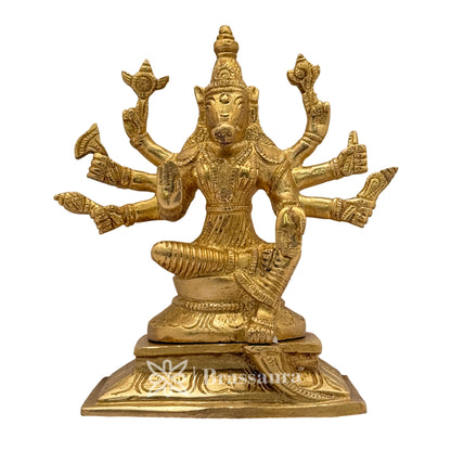 Brass Varahi Idol for Home and Decor Weight 1.8 Kg Height 17 cm