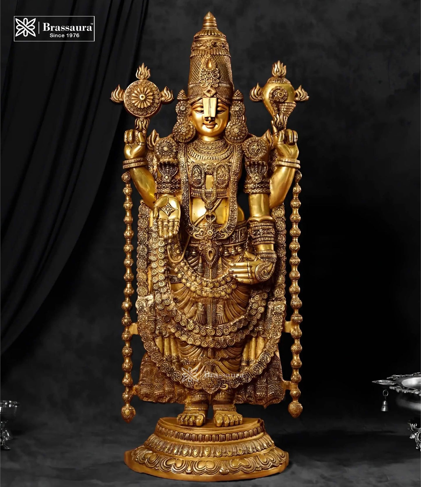 Brass Large Bala Ji statue for home decor and gift Item weight 48 kg Height 47 inch