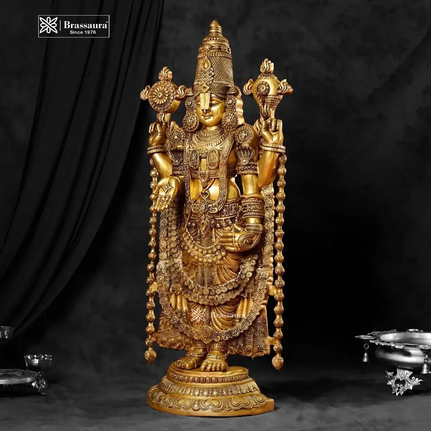 Brass Large Bala Ji statue for home decor and gift Item weight 48 kg Height 47 inch
