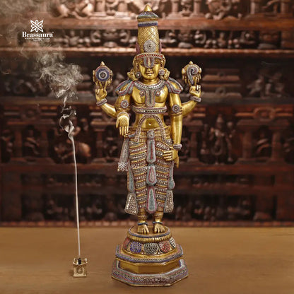 Brass Bala Ji statue for home and decor and gift Item weight 21.88 kg Height 33 inch