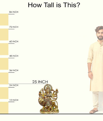 ब्रासोरा® वृंदावन वेणुगोपाल कृष्ण पीतल की प्रतिमा मोर के साथ | एंटीक नीला और सुनहरा रंग | ऊँचाई 20 इंच