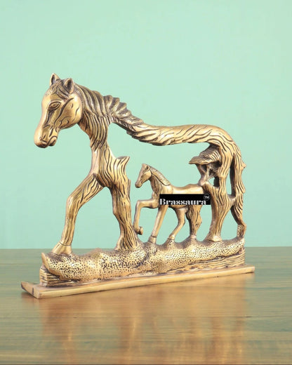 Brassaura™ Majestic Decorative Statue – Height 12" | Weight 4 Kgs