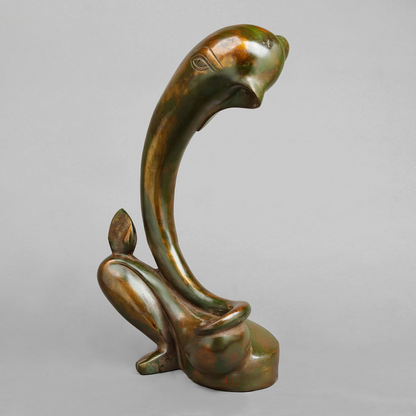 Brassaura™ Handcrafted Brass Lord Krishna with Kalpavriksha Statue – Height 36 Inches & Weight 32 Kgs