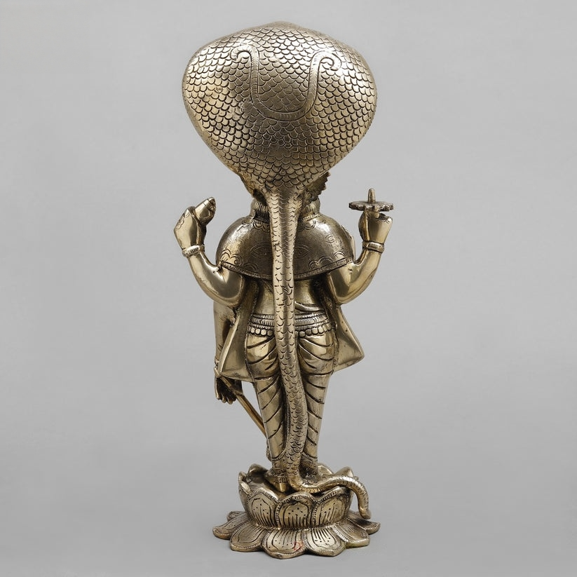 Brass Vishnu Smooth finish 17” Inches