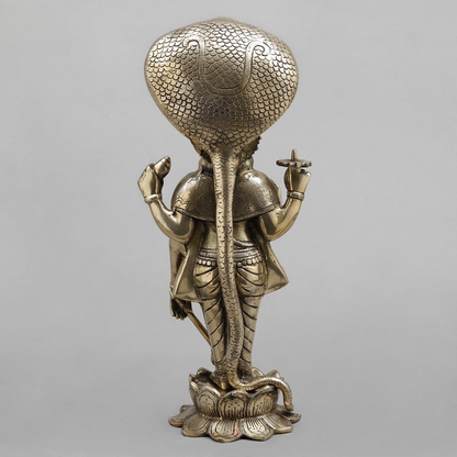 Brass Vishnu Smooth finish 17” Inches