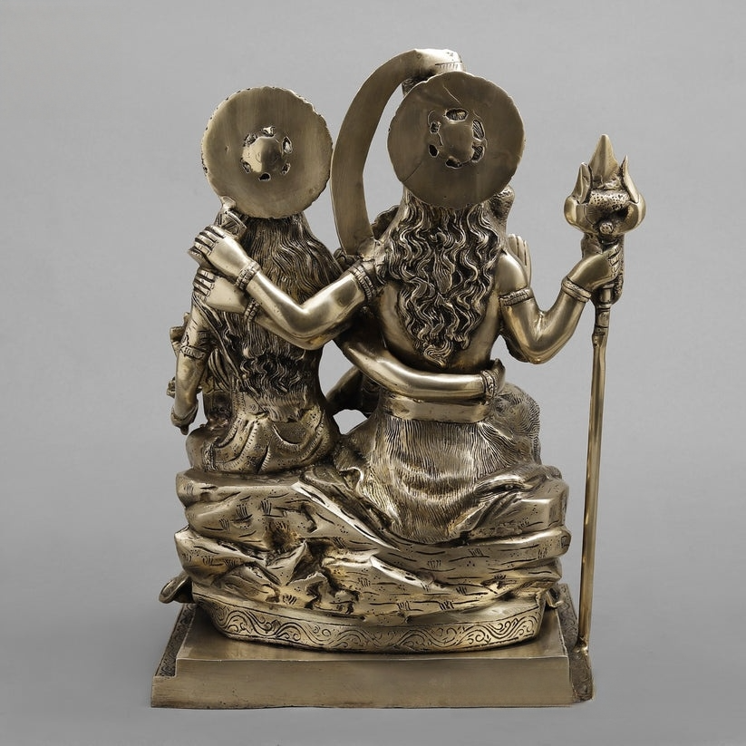 Handcrafted statue Brass Shiv Parivaar Inches