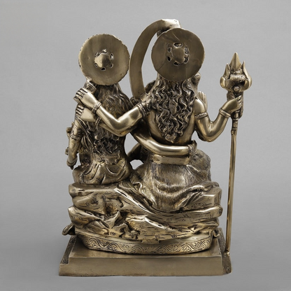 Handcrafted statue Brass Shiv Parivaar Inches