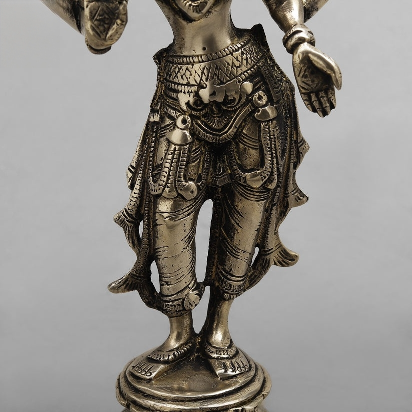 Handcrafted statue Brass  Laxmi Idol 10 Inches