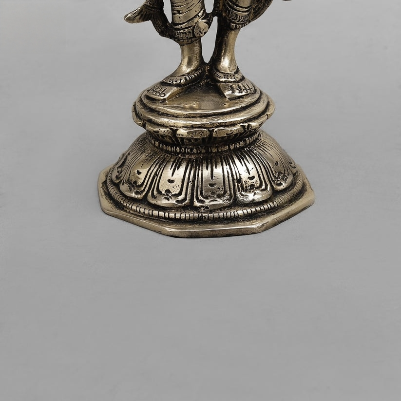 Handcrafted statue Brass  Laxmi Idol 10 Inches