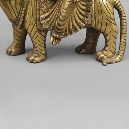 Brassaura® Brass Maa Durga Statue | Height 13 Inches