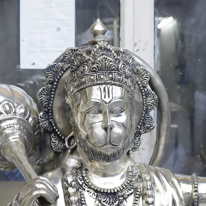 ब्रासोरा® वृंदावन वेणुगोपाल कृष्ण पीतल की प्रतिमा मोर के साथ | एंटीक नीला और सुनहरा रंग | ऊँचाई 20 इंच
