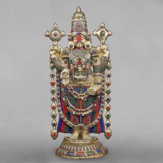 Brassaura® Brass Balaji Statue | Height 46 Inches