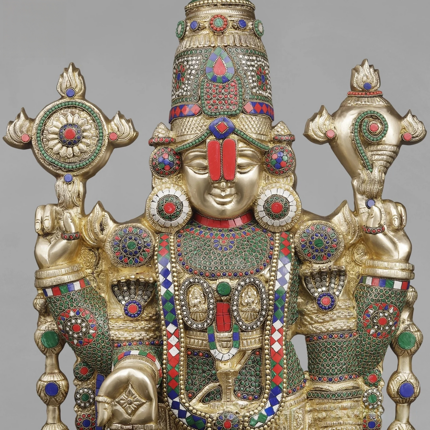 Brassaura® Brass Balaji Statue | Height 46 Inches
