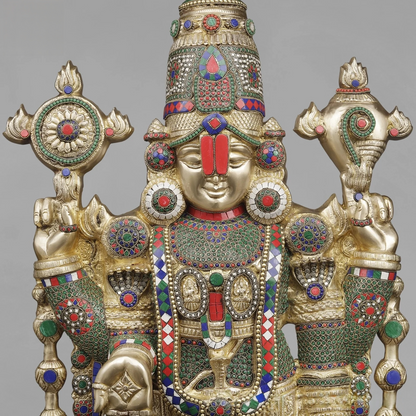 Brassaura® Brass Balaji Statue | Height 46 Inches