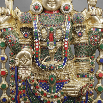 Brassaura® Brass Balaji Statue | Height 46 Inches