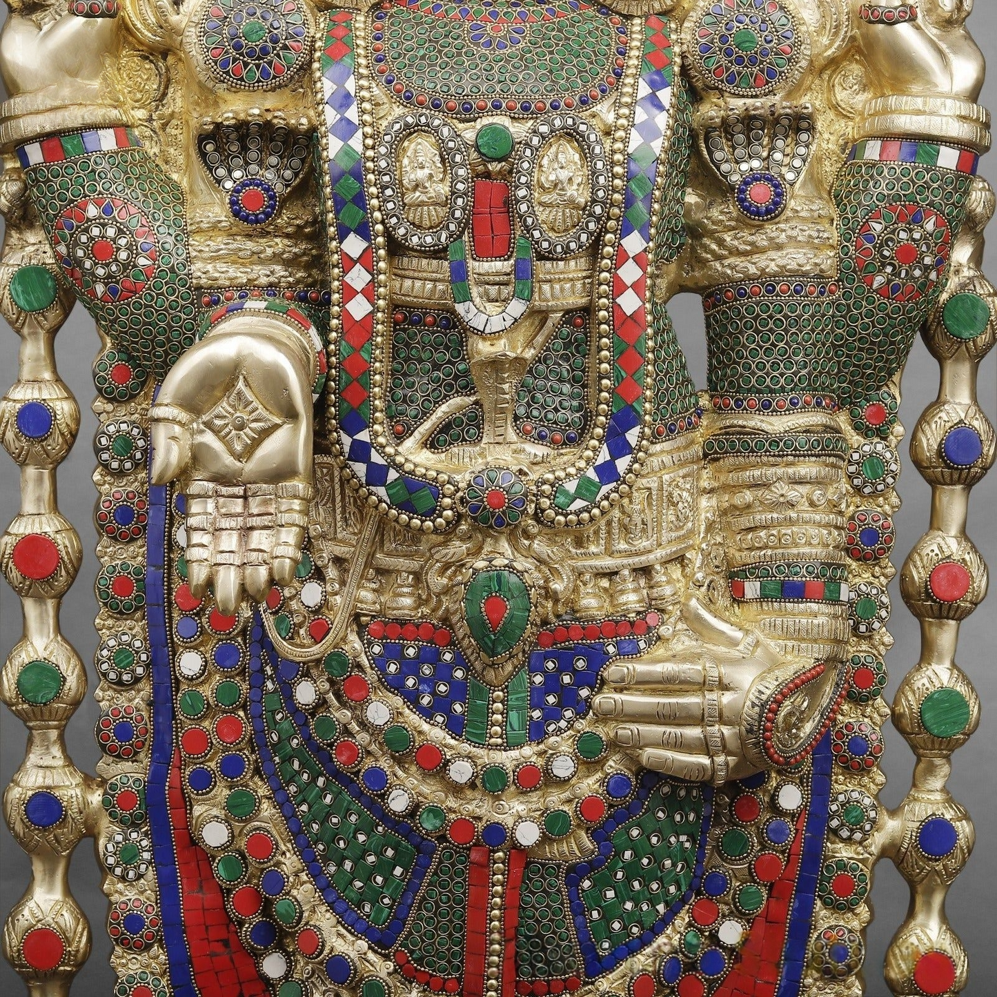 Brassaura® Brass Balaji Statue | Height 46 Inches