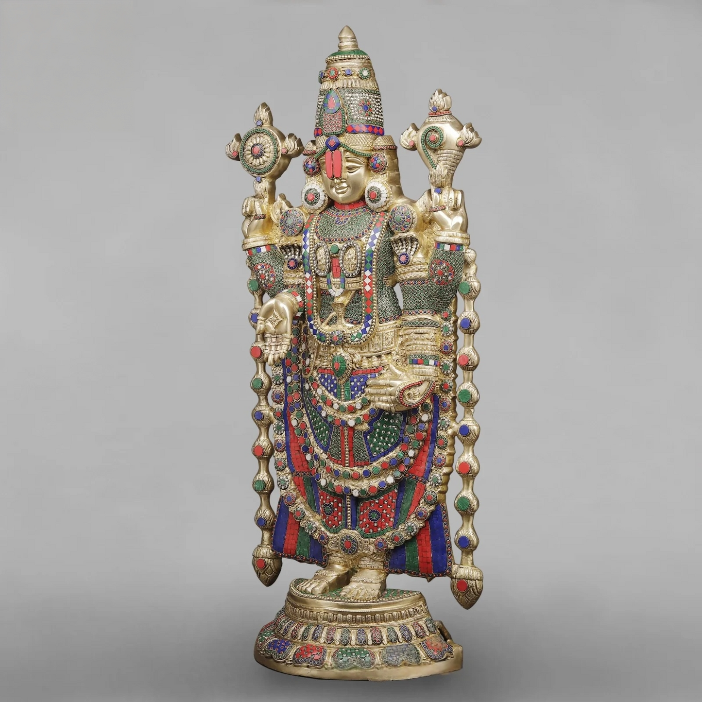 Brassaura® Brass Balaji Statue | Height 46 Inches