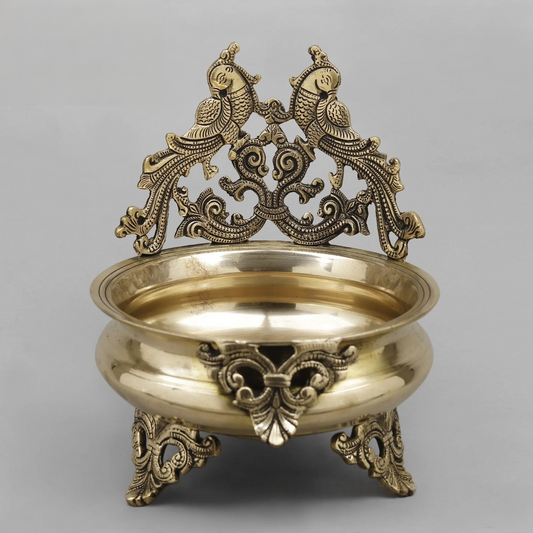 Brassaura® Brass Urli Statue | Height 10.5 Inches