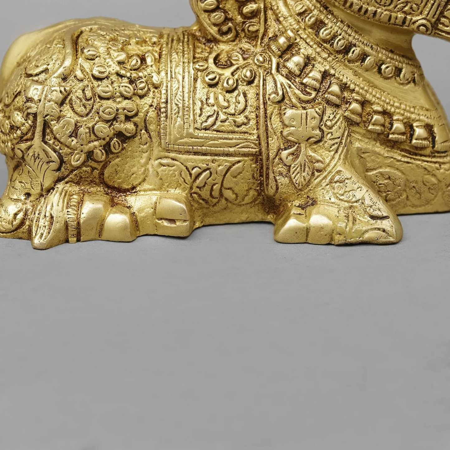 Brassaura® Brass Nandi Statue | Height 5 Inches