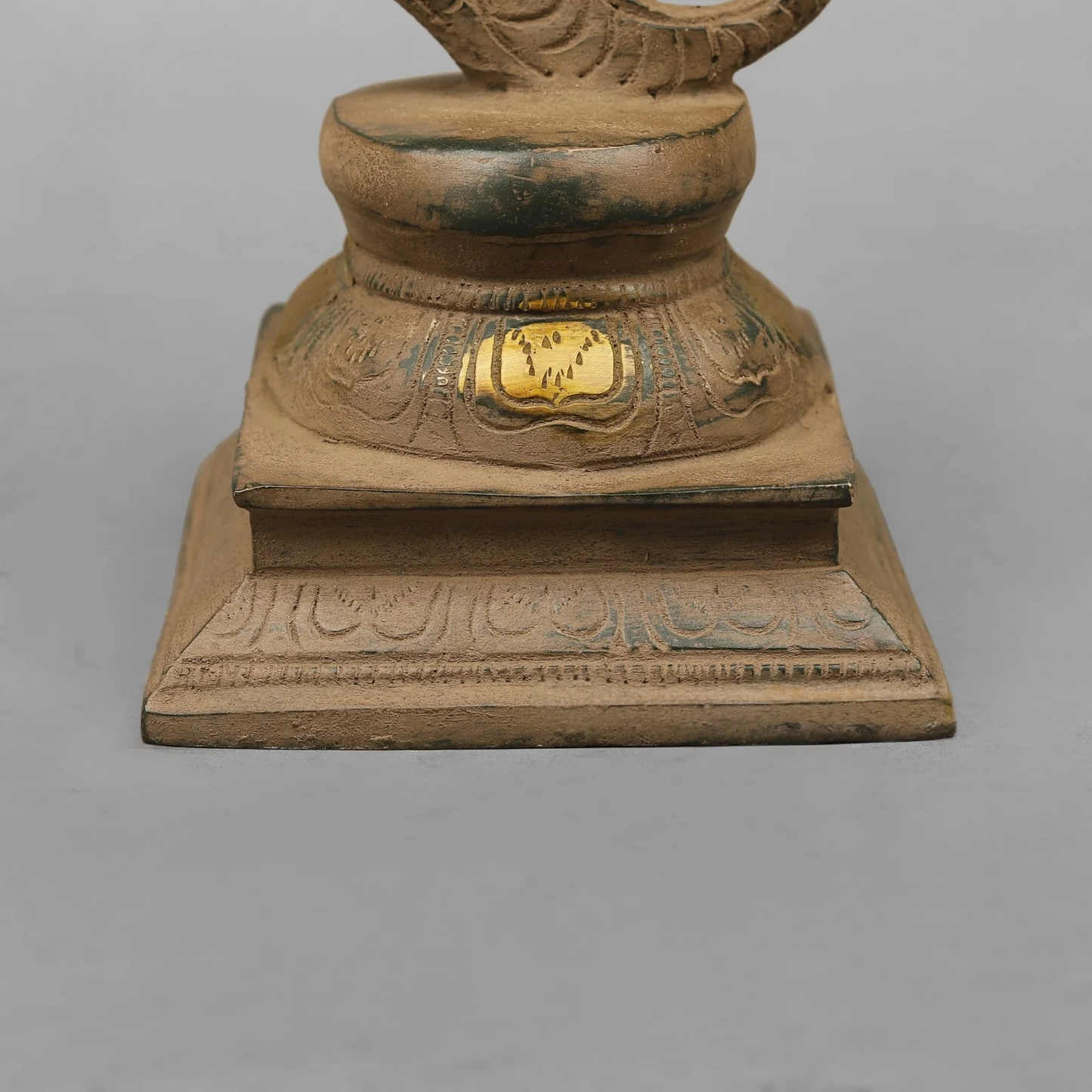 Brassaura® Brass Dancing Lord Ganesha with Serpent Arch | Handcrafted Premium Brass Ganpati Murti for Home Temple, Office & Spiritual Décor | Antique Finish | 12.5 Inches | 3.76 Kg