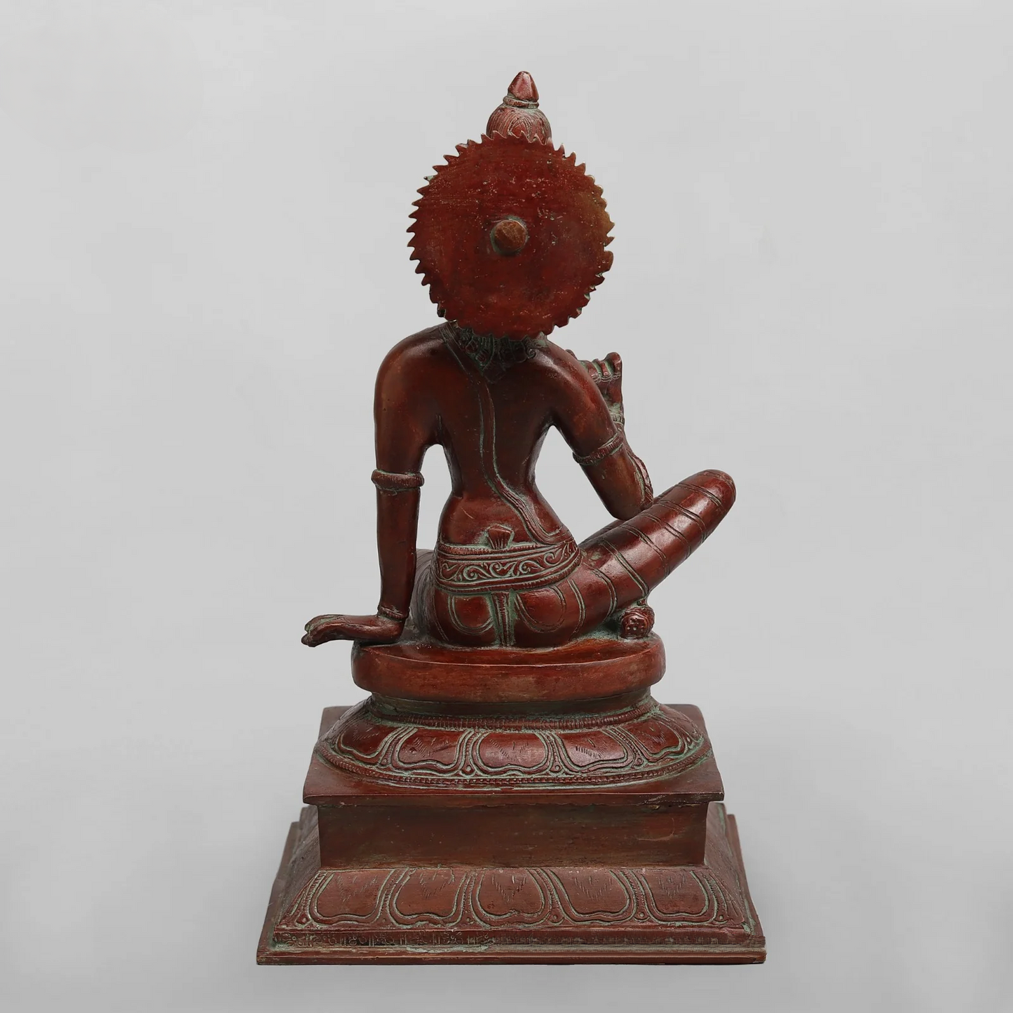 Brassaura® Goddess Parvati Seated Idol with Bronze Antique Finish | Pure Superfine Brass Handcrafted Murti | Brass Statue for Home Temple, Pooja Room | Height 13 Inches | Weight 4.520 Kgs