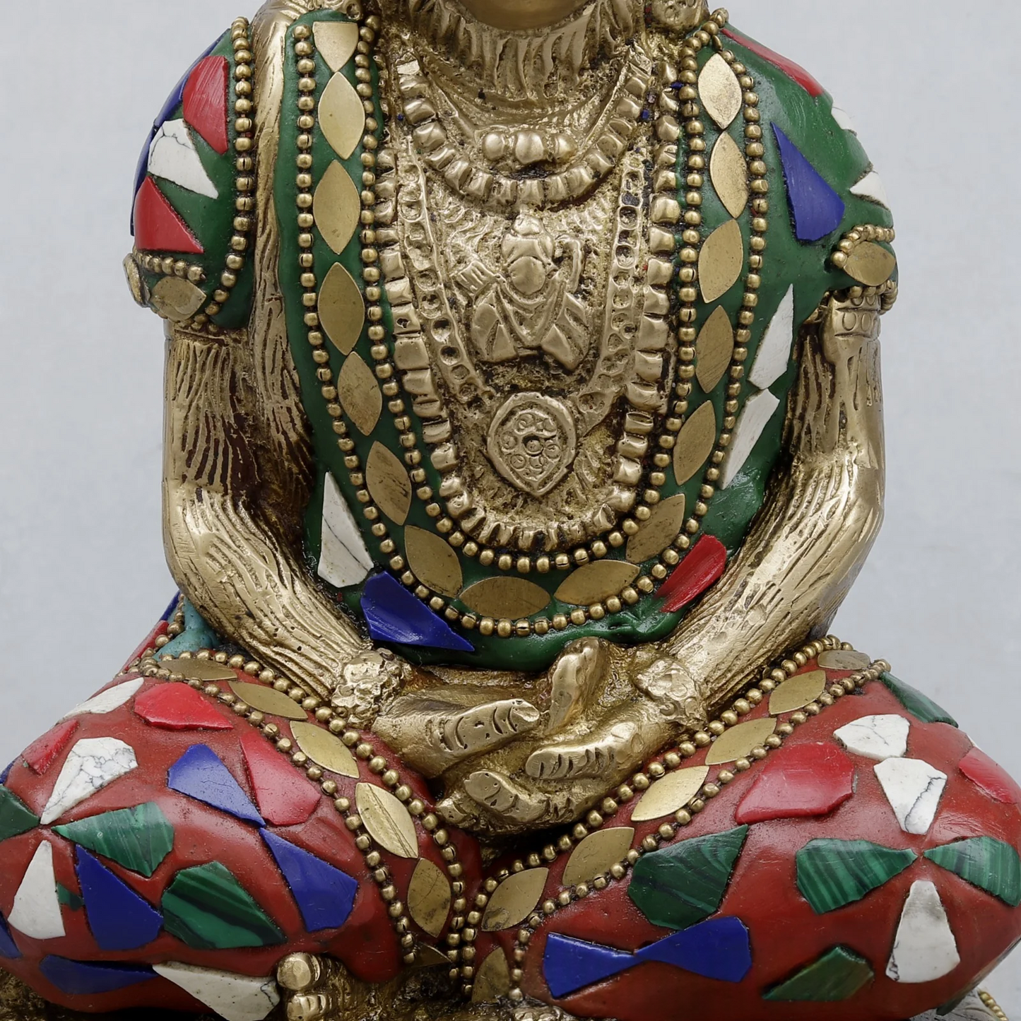 ब्रासोरा® वृंदावन वेणुगोपाल कृष्ण पीतल की प्रतिमा मोर के साथ | एंटीक नीला और सुनहरा रंग | ऊँचाई 20 इंच