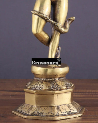 Brassaura™ Pure Brass Celestial Being Statue – Height 16.25 in