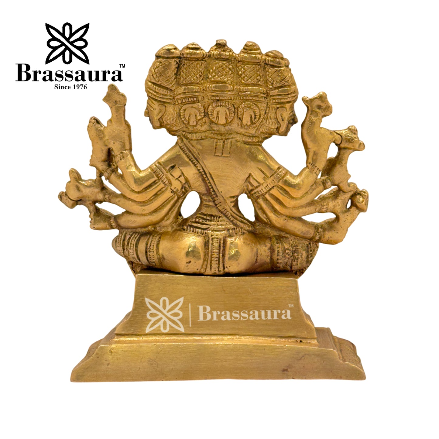 Brass Ma Gayatri Idol for Home and Decor Weight 1.2 Kg Height 13 cm