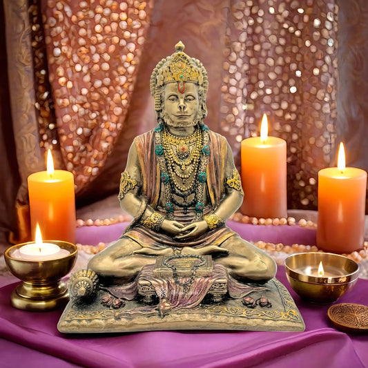 Resin Ram Mandir Statue for Home and Decor Weight .66 Kg Height 14 cm