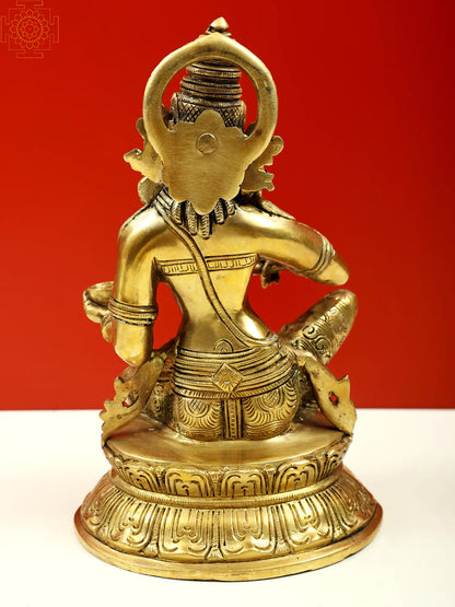 Brassaura® Brass Goddess Annapurna Statue | Height 10 Inches & Weight 4 kg