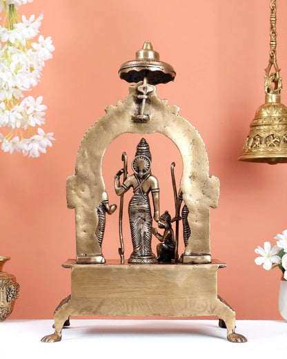Brassaura® Brass Ram Darbar Statue | Height 16 Inches
