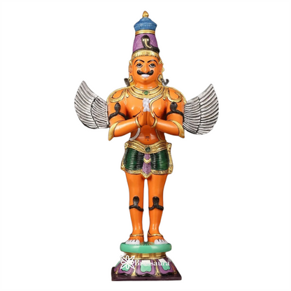 Handcrafted Superfine Brass Garuda Statue – Height 22 Inches, Weight 12 Kgs