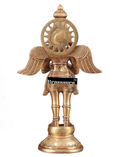 Antique Brass Sculpture – Height 12 Inches, Weight 3 Kgs