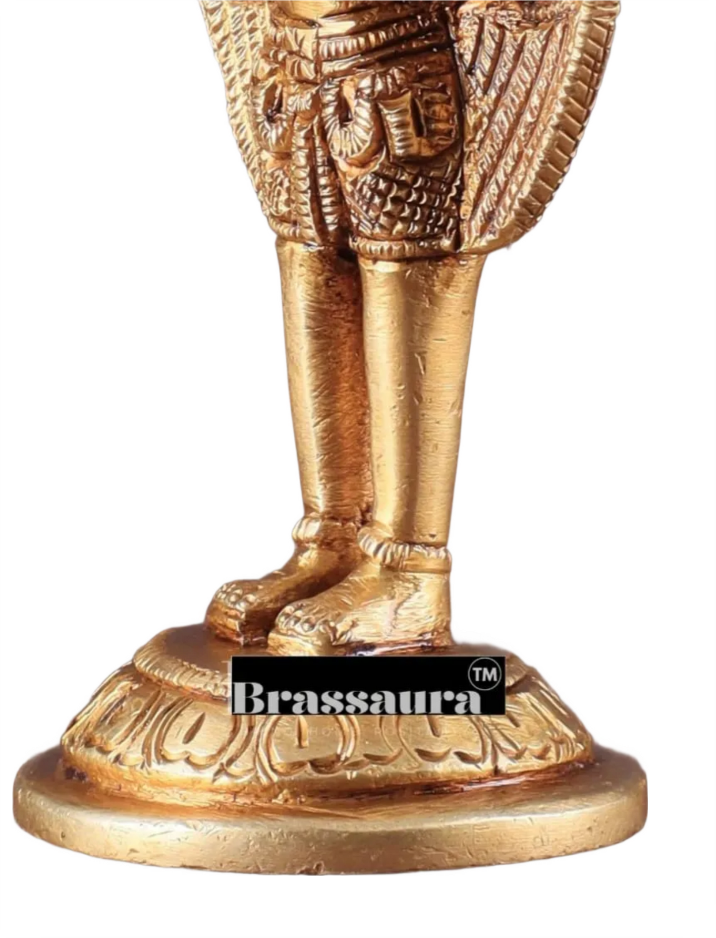 Handcrafted Brass Garuda Idol – Height 6 Inches, Weight 600 Grams