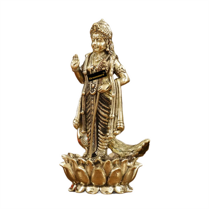 Brassaura™ Pure Brass Small Murugan Idol – 3.5 Inches Height, 93 Grams – Compact Handcrafted Statue