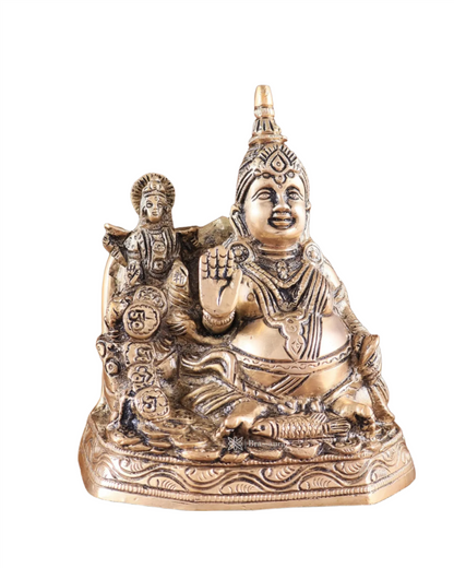Brassaura™ Vastu Kuber Ji Idol – 6.25 inch | 1.9 kg – Handcrafted Pure Brass Statue for Wealth & Prosperity