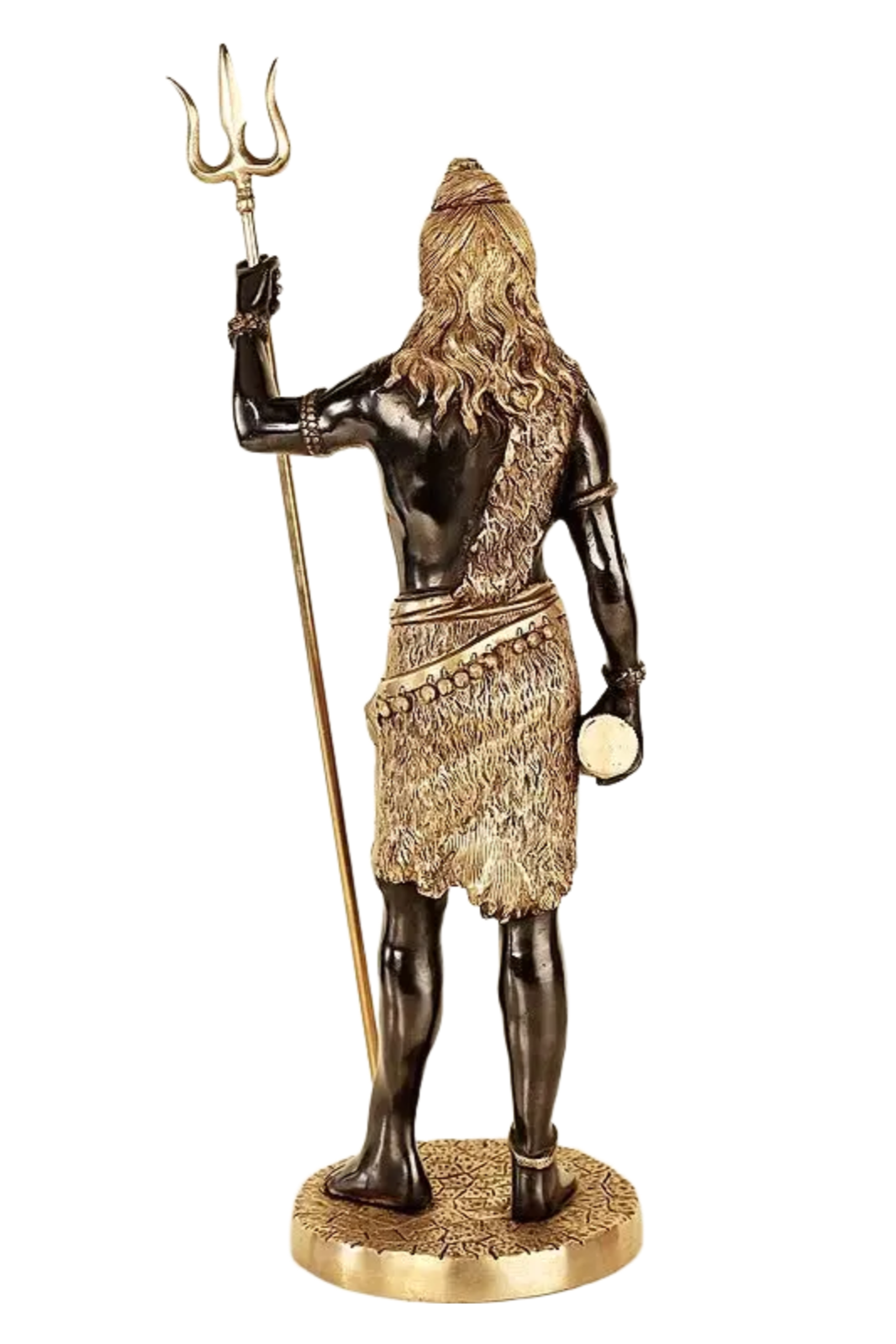 Brassaura™ Standing Lord Shiva Idol with Trishul | Height 26 Inches & Weight 10 kgs