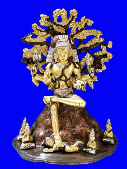 Brassaura® Brass Shiva Statue | Height 12 Inches & Weight 6.20 kg