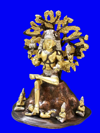 Brassaura® Brass Shiva Statue | Height 12 Inches & Weight 6.20 kg